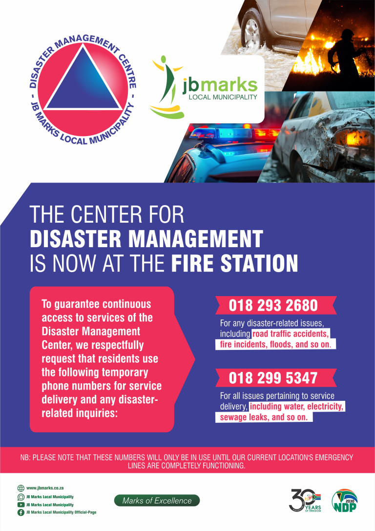 Disaster Management Flyer 2025